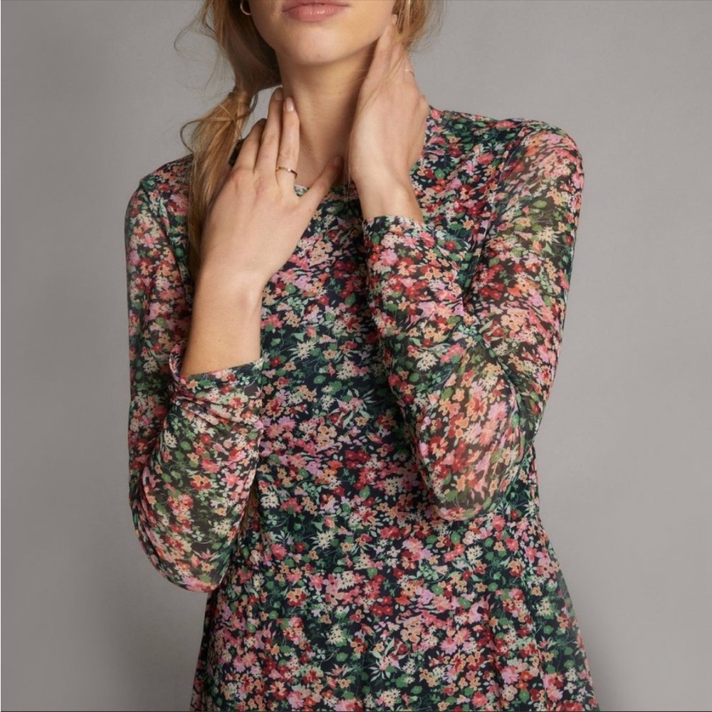 Anthropologie Fiona Floral Maxi Dress NWT Size Medium - Picture 5 of 5